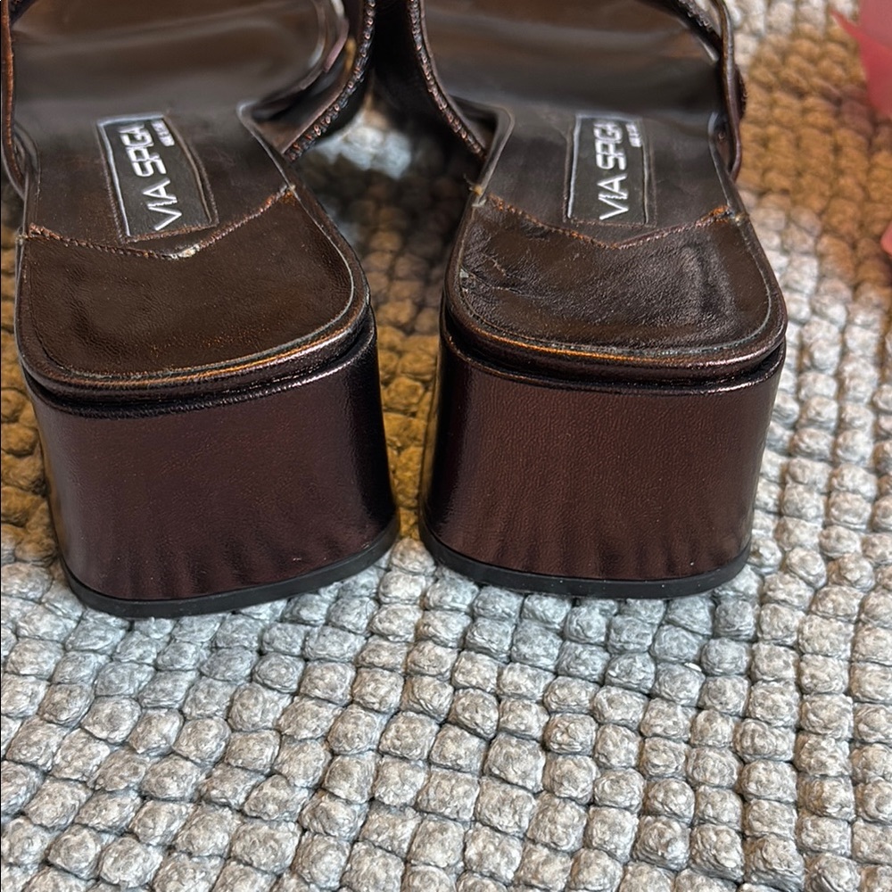 Via Spiga Brown Sandals with Knotted Design - Picture 9 of 9
